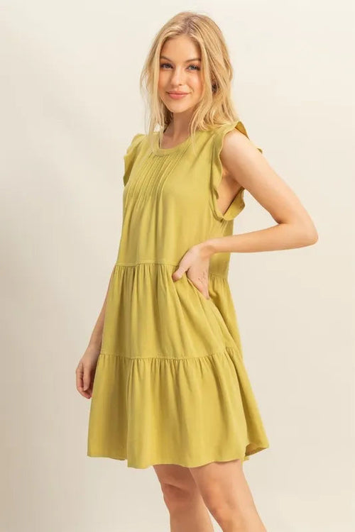 Round neck Dress