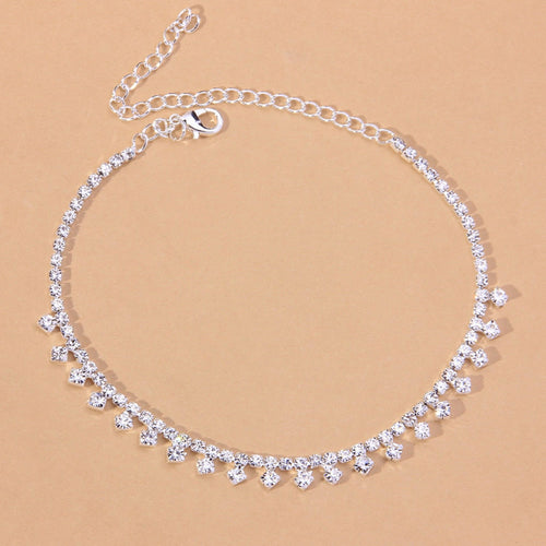 Drop Anklet Foot Jewelry for Women Silver/Gold