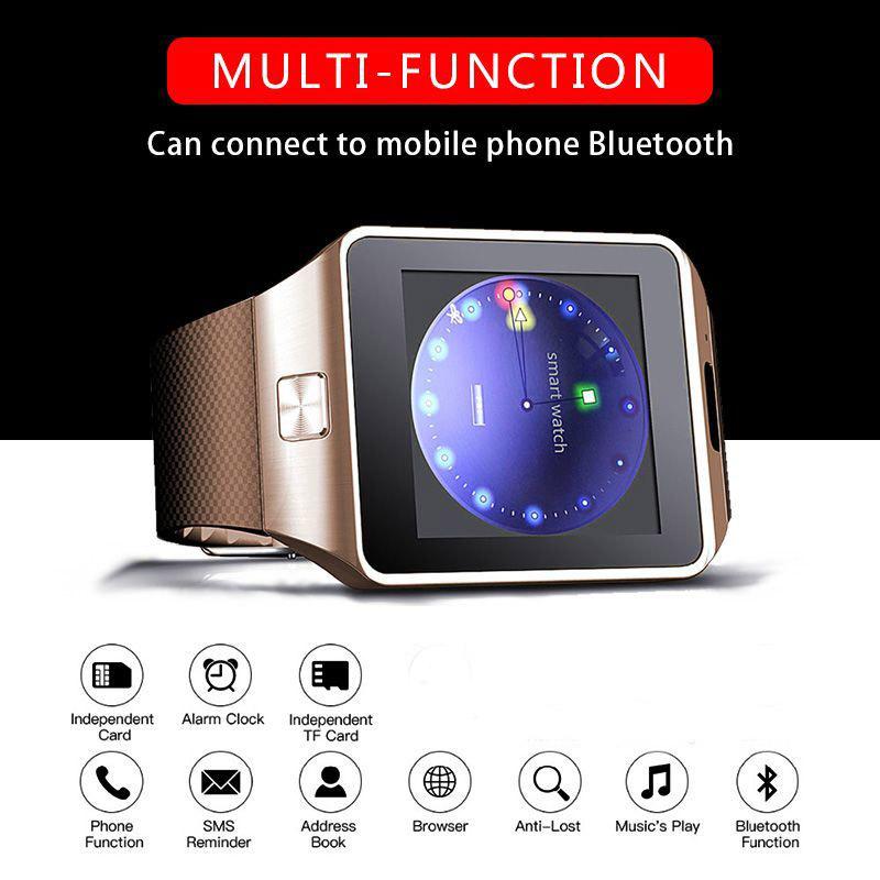Bluetooth android smart watch with Camera