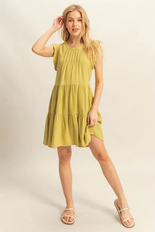 Round neck Dress
