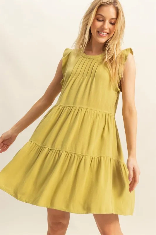 Round neck Dress