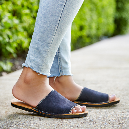Leather Slide Sandal